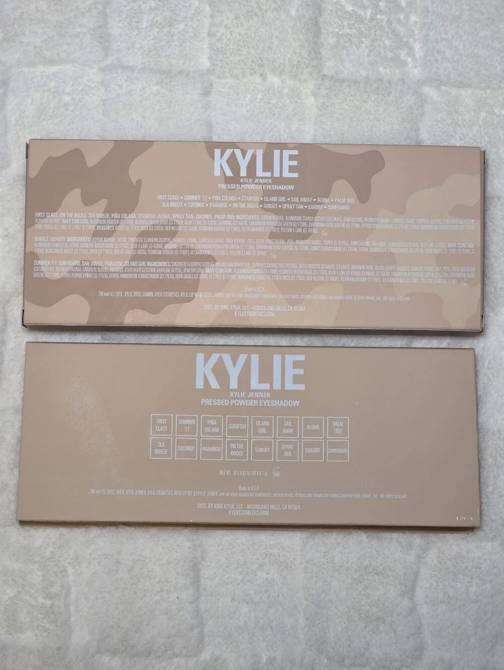 KYLIE COSMETICS TAKE ME ON VACATION DISCONTINUED EYESHADOW PALETTE